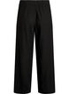 Wide-leg linen and viscose trousers, Black, Packshot image number 1