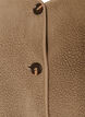 Teddy jacket with a round neck and buttons, Brown, Packshot image number 2