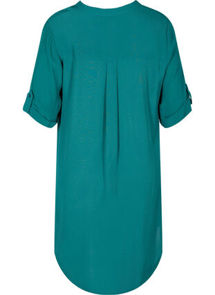 Viscose tunic with short sleeves, Pacific, Packshot image number 1