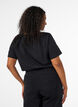 T-shirt with motif, Black, Model image number 2
