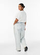 Kiana jeans with decorative details along the sides, Light Blue, Model image number 1