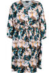 Viscose dress with print and loose tie string, Duck Gr. Forest AOP, Packshot image number 0