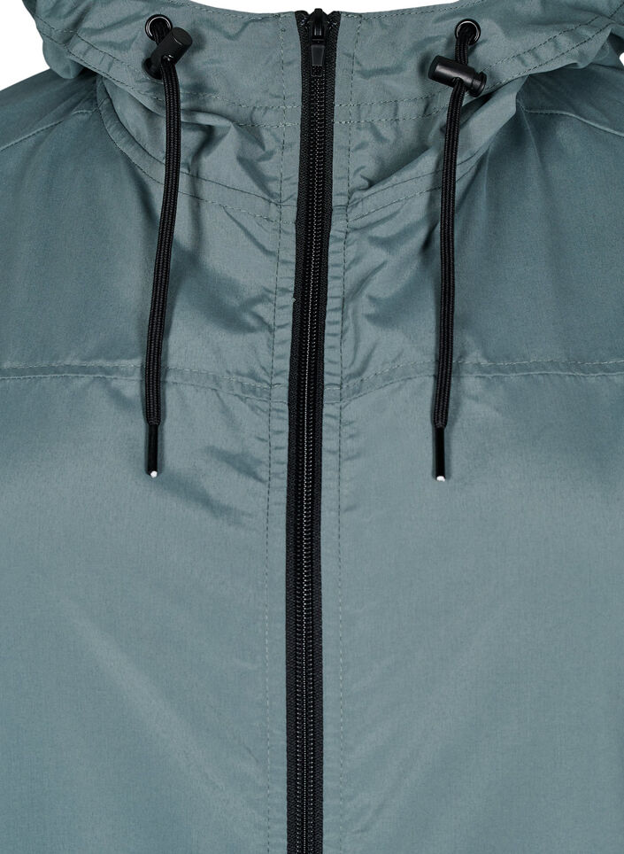 FLASH - Lightweight parka with a hood, Green, Packshot image number 2