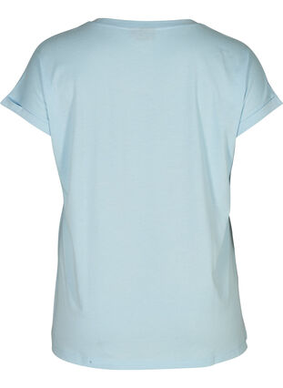 Cotton mix t-shirt, Dream Blue Mel., Packshot image number 1