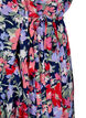 Floral wrap dress with short sleeves, Blue, Packshot image number 3