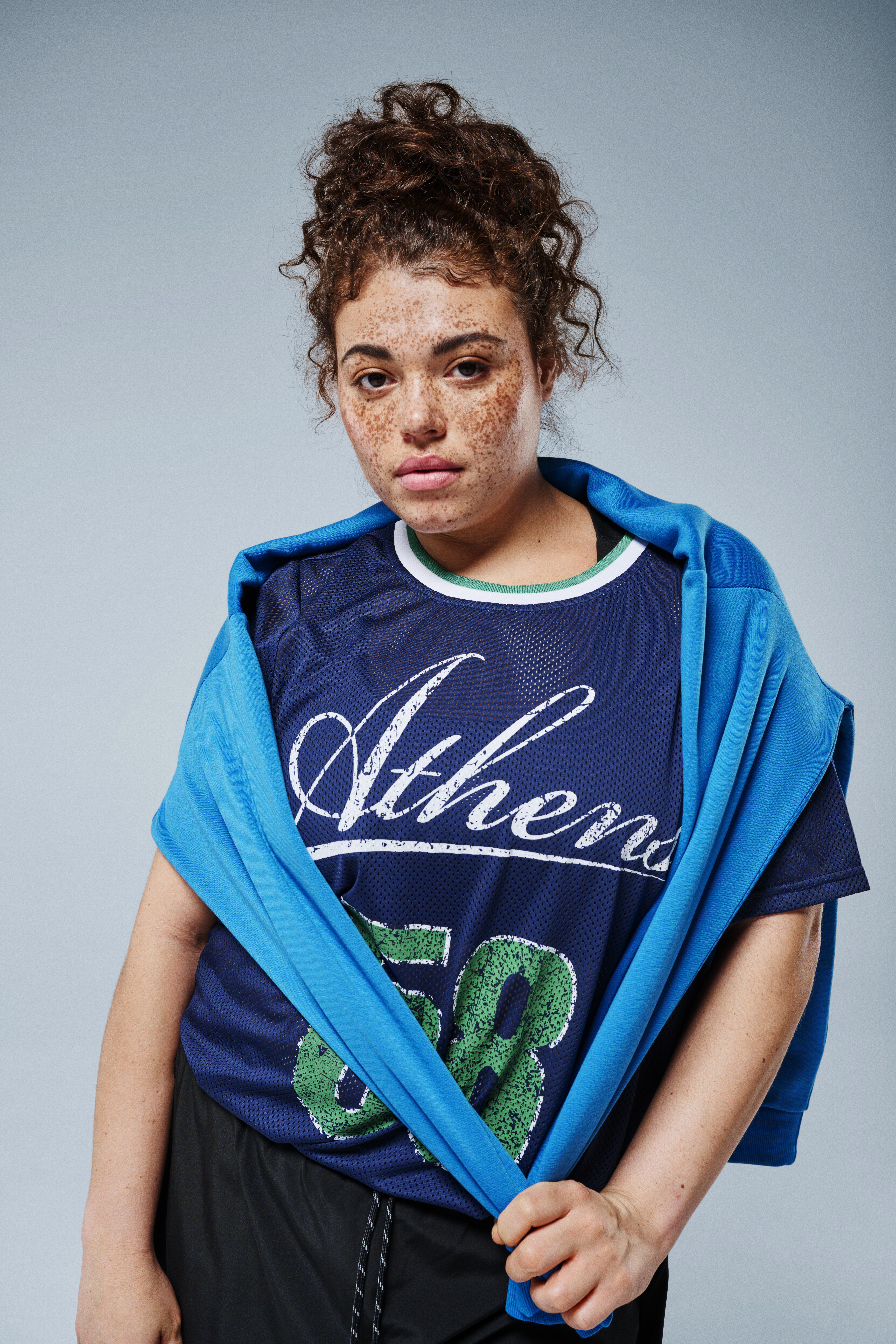 Zizzifashion Sports jersey in mesh, , Model