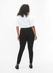 Jeggings in cotton blend, Black, Model image number 1