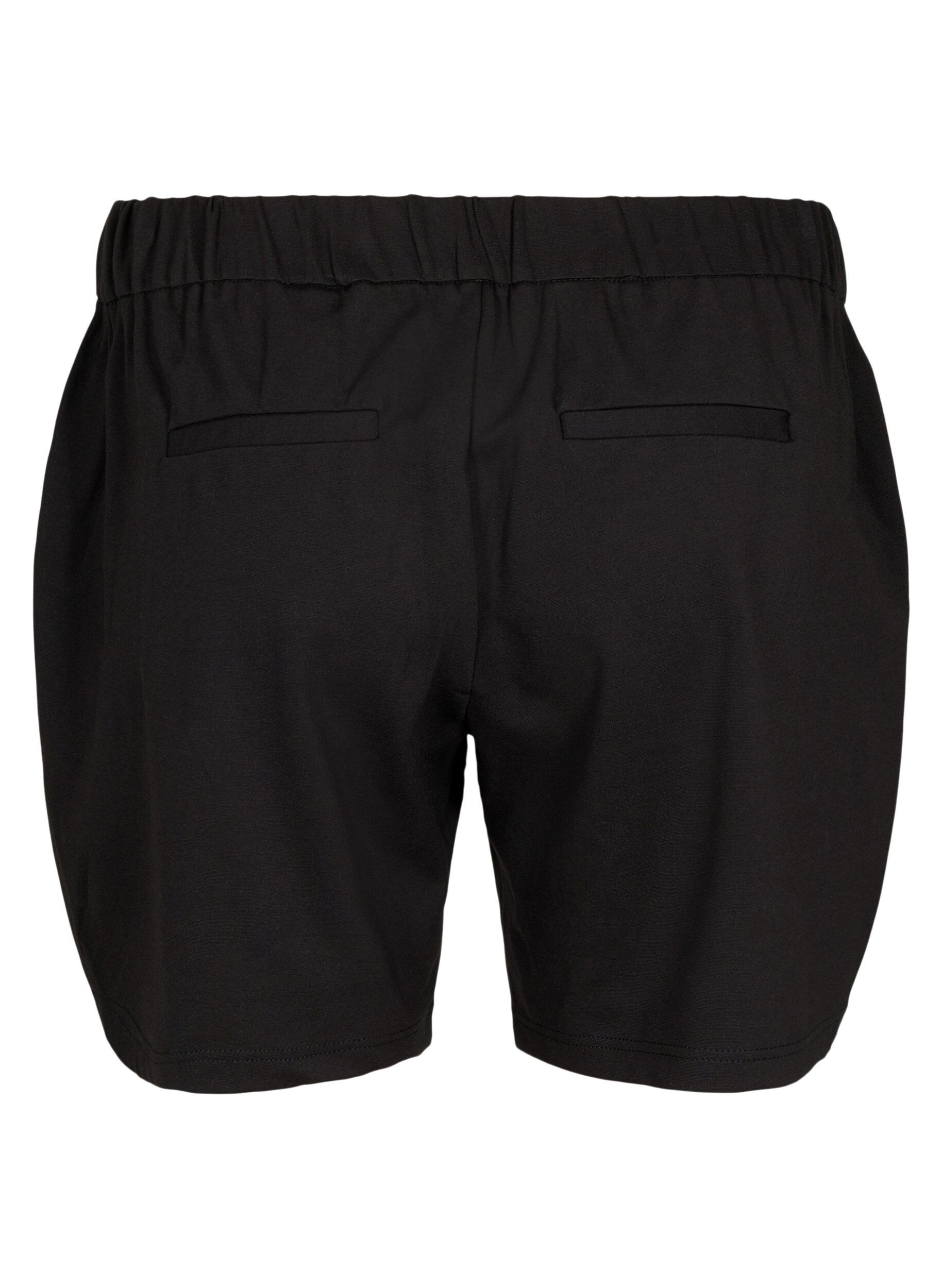 Zizzifashion Maddison shorts with regular fit, Black, Packshot image number 1