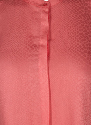 Viscose A-line tunic with buttons, Tea Rose , Packshot image number 2