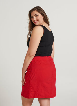 Skirt, Lipstick Red, Model image number 0