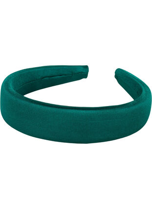 Satin headband, Dark Green, Packshot image number 0