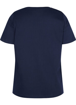 Organic cotton T-shirt with print, Night Sky, Packshot image number 1