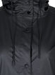 Rain jacket with hood and button fastening, Black, Packshot image number 2