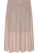 Checked mesh midi skirt, Beige, Packshot image number 1