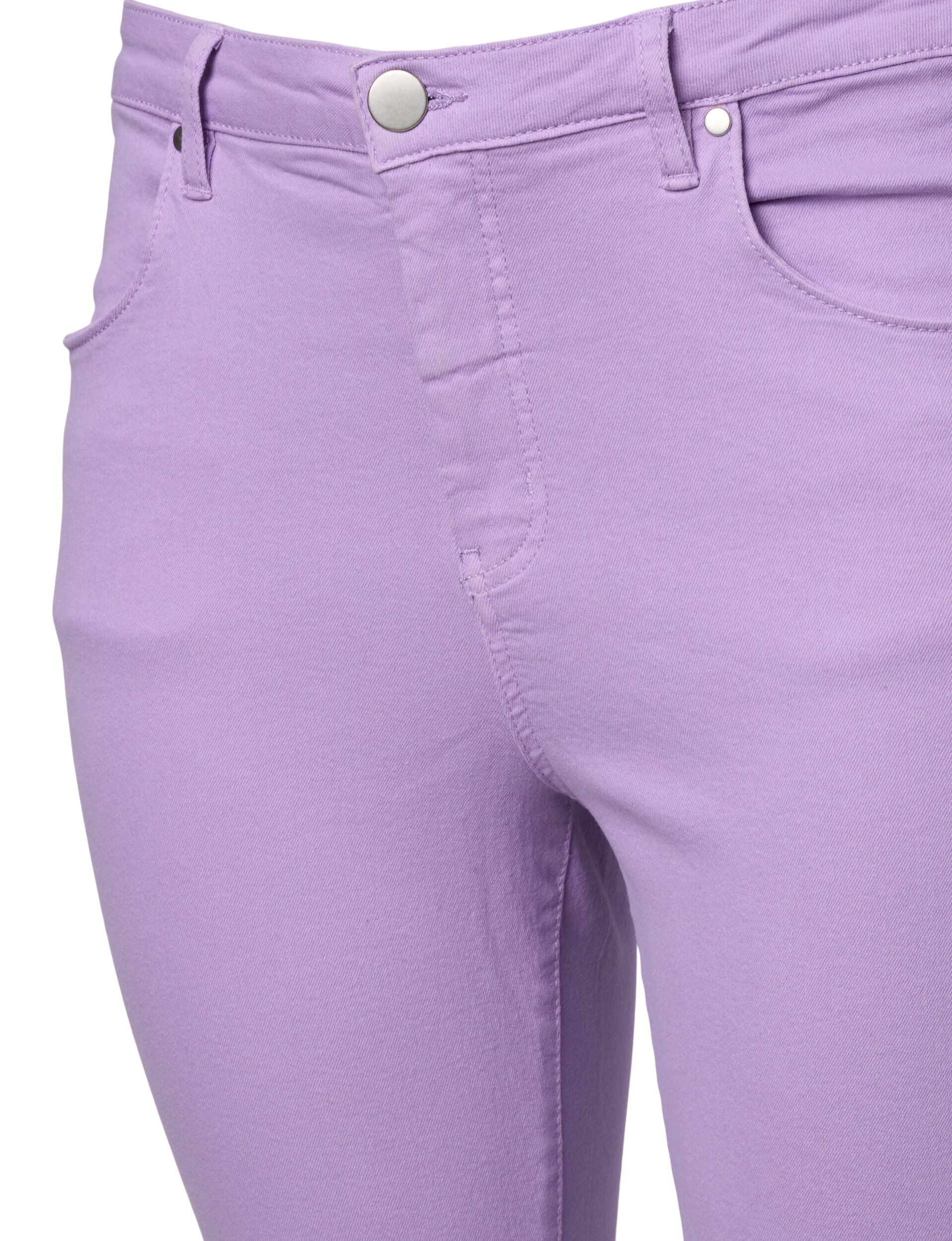 Zizzifashion High waisted Amy jeans with super slim fit, Lavender, Packshot image number 2