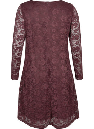 Lace dress, Rose Brown, Packshot image number 1