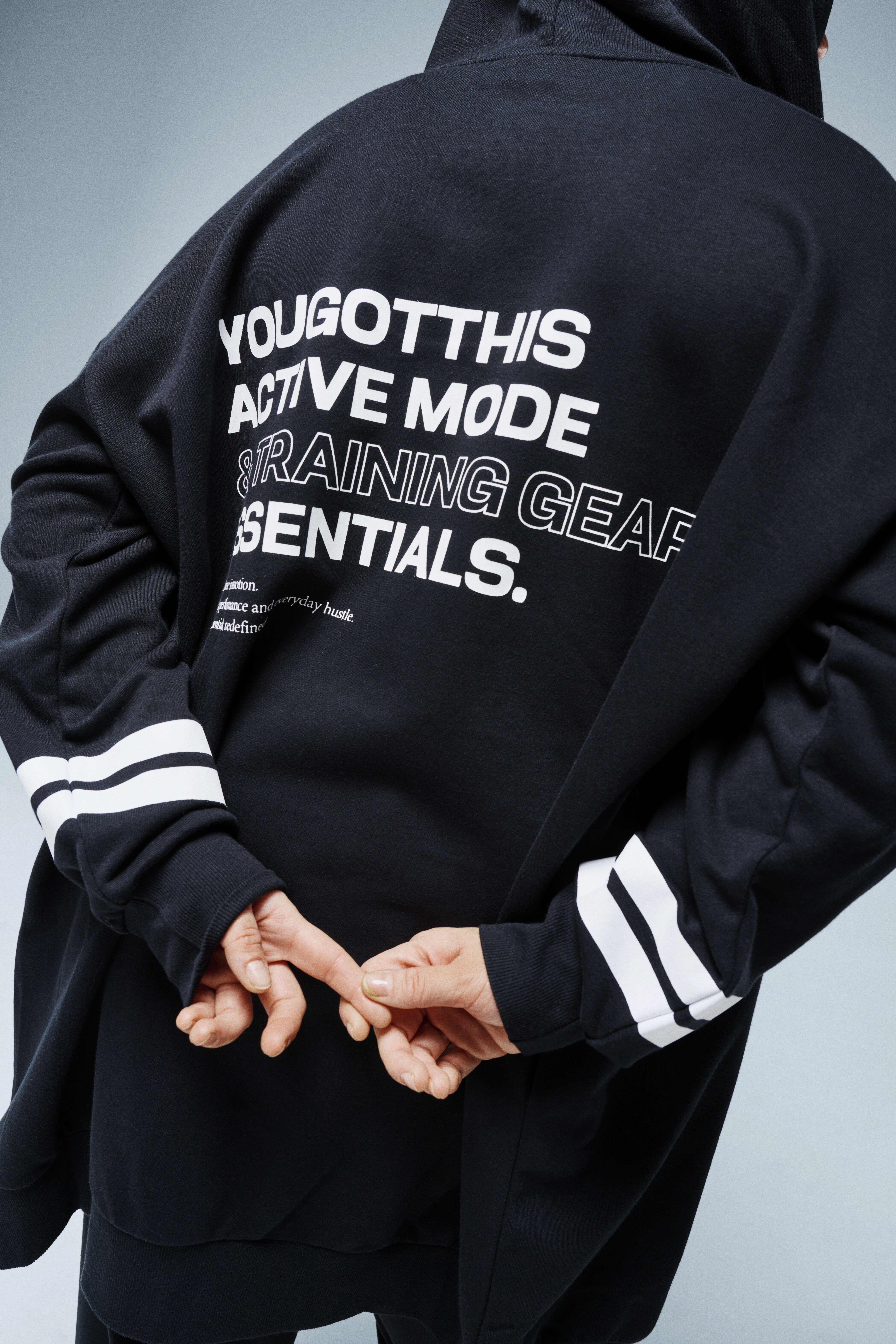 Zizzifashion Long sweat cardigan, , Model