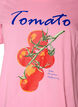 Organic cotton T-shirt with tomato print, Pink, Packshot image number 2