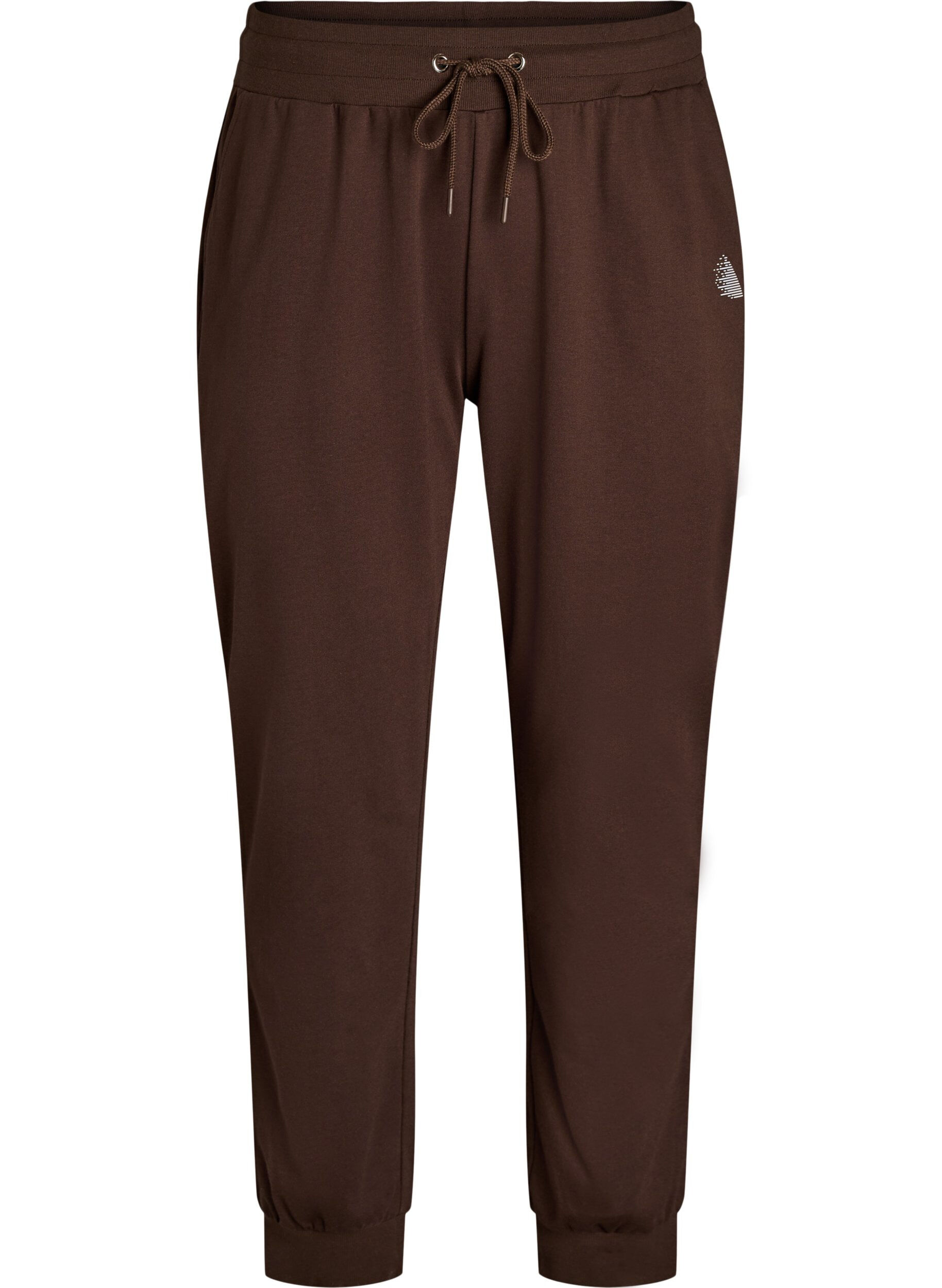ZizzifashionLoose tracksuit trousers with pockets, Brown, Packshot image number 0