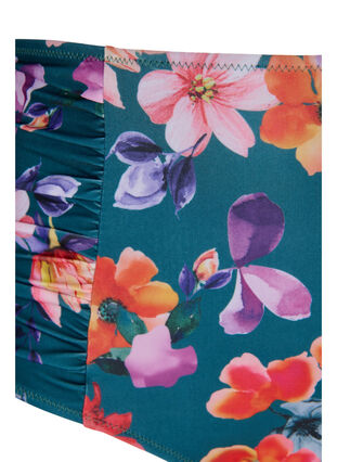 Floral bikini bottom with high waist, Meave Print, Packshot image number 2