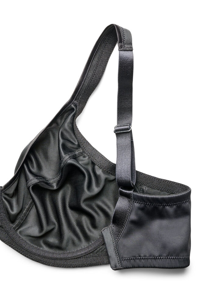 High support bra with moulded cups, Black, Packshot image number 3