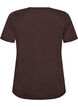 T-shirt with motif, Brown, Packshot image number 1