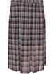 Checked mesh midi skirt, Blue, Packshot image number 0