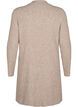 Short ribbed dress with a round neck, Simply Taupe Mel., Packshot image number 1