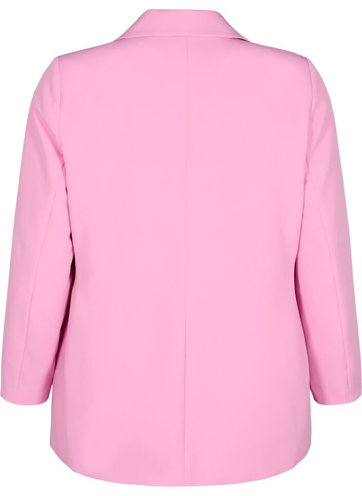 Classic blazer with button closure, Pink, Packshot image number 1
