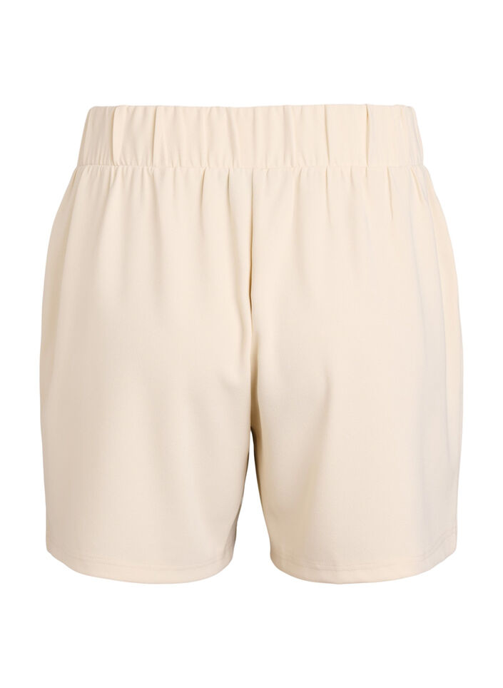 Shorts with pockets and loose fit, Beige, Packshot image number 1