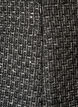 Short boucl&eacute; skirt with sequins, Black, Packshot image number 3