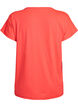 Solid-coloured training T-shirt, Coral, Packshot image number 1