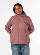 Lightly padded jacket with diamond quilt, Rose, Model image number 0