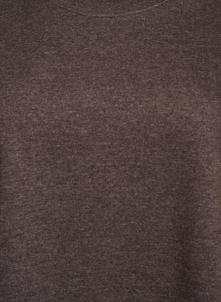 FLASH - Sweatshirt with crew neck, Brown, Packshot image number 2
