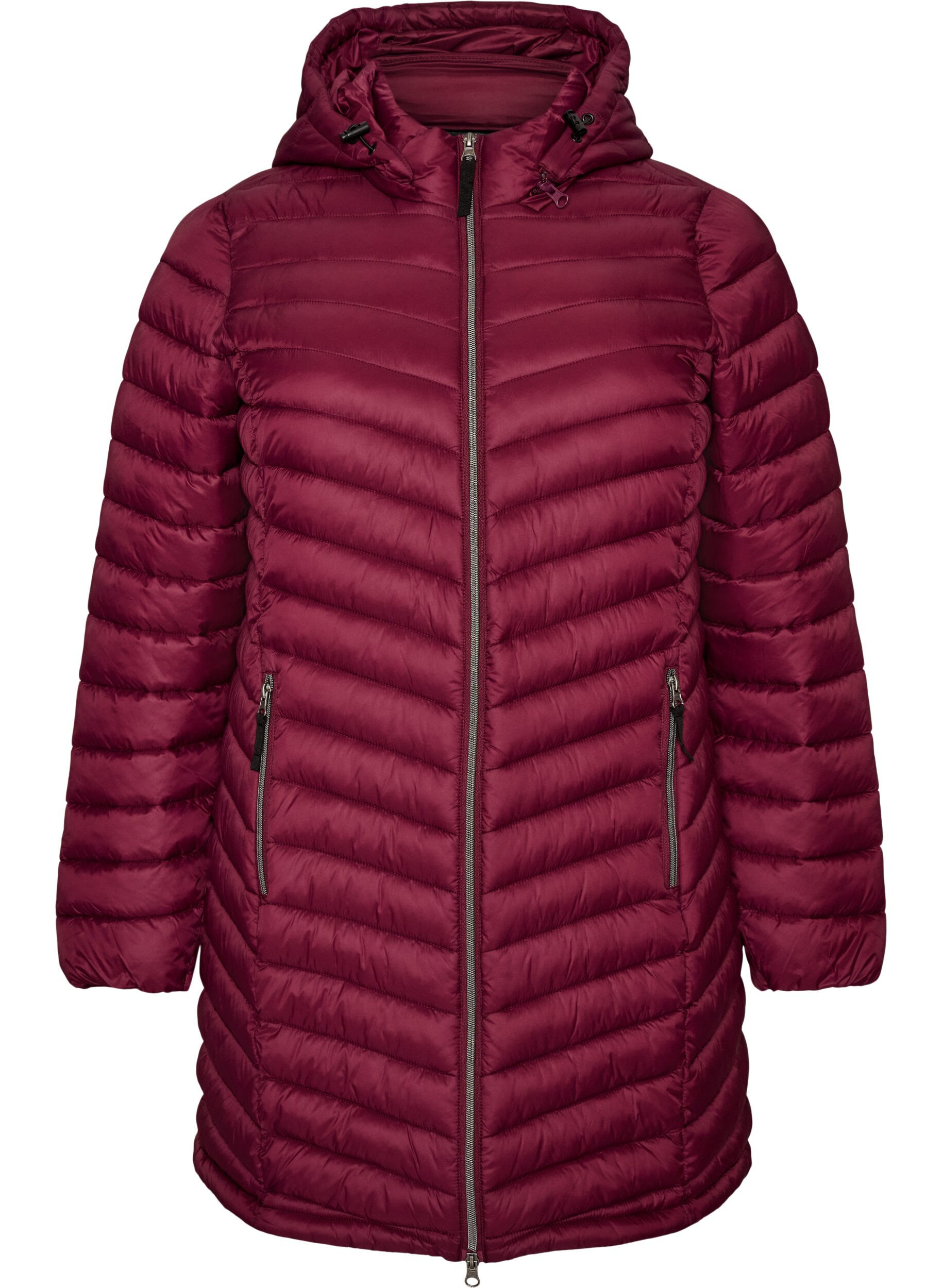 Lightweight jacket with pockets and detachable hood