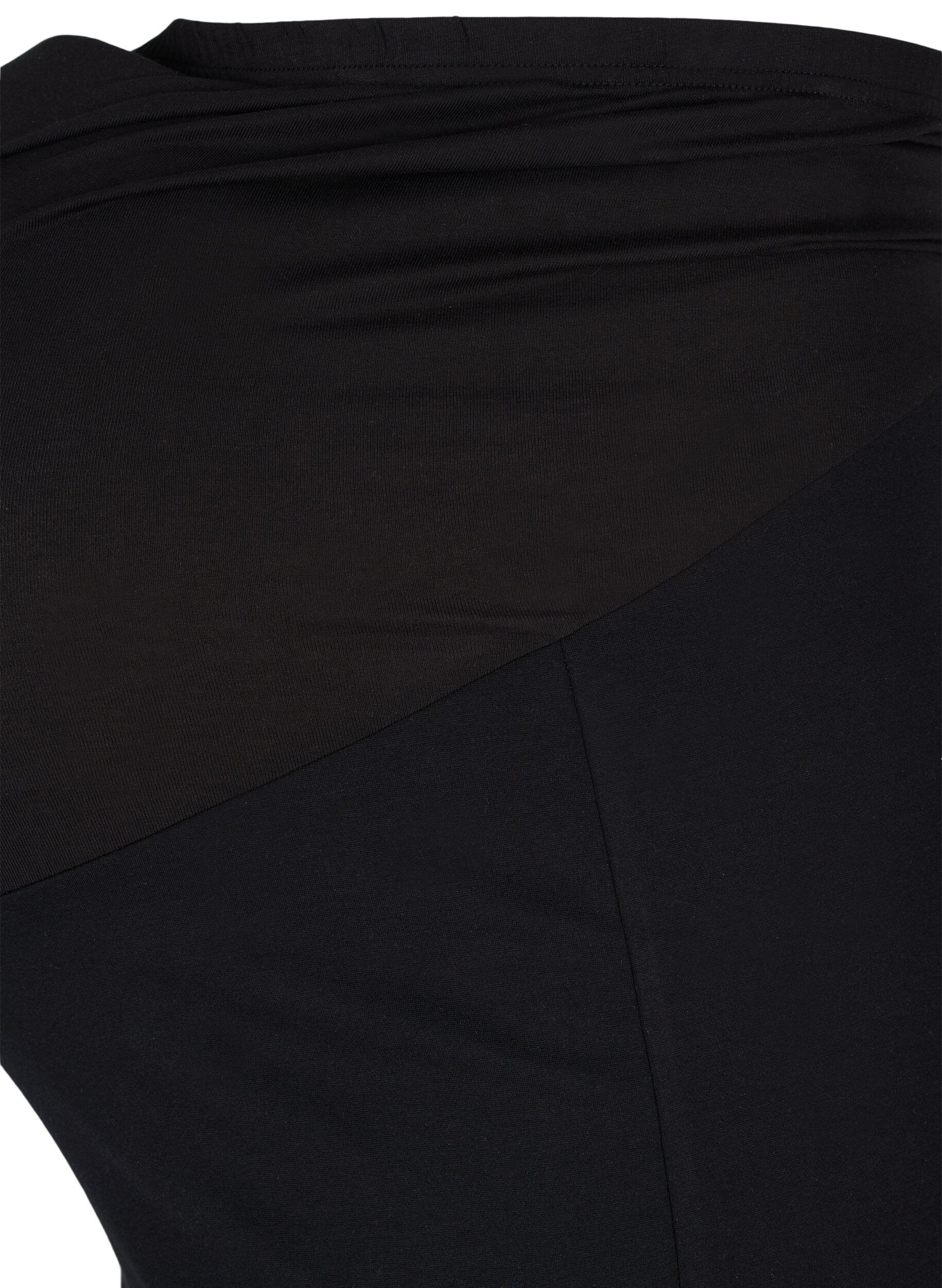 Zizzifashion Close-fitting maternity skirt, Black, Packshot image number 2