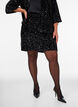 Short sequin skirt, Black, Model image number 3