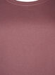 Sweat dress with embroidered details, Rose Brown, Packshot image number 2