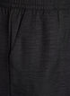Shorts with pockets and high waist, Black, Packshot image number 2