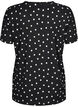FLASH - Printed t-shirt with v-neck, Black Dot, Packshot image number 1