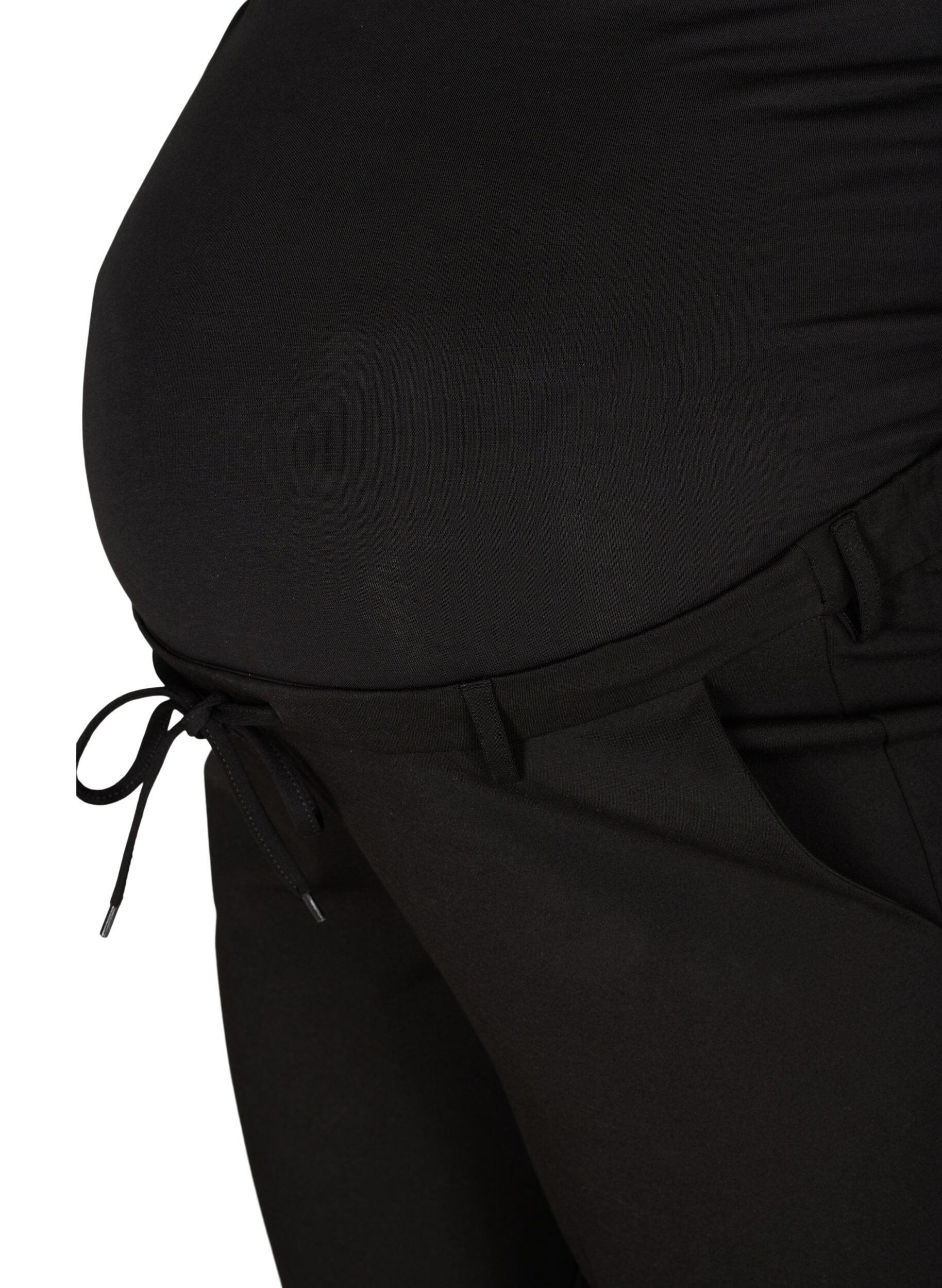 Zizzifashion Maternity Maddison pants, Black, Packshot image number 2