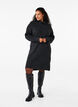 Knitted dress with turtleneck, Dark Grey, Model image number 1
