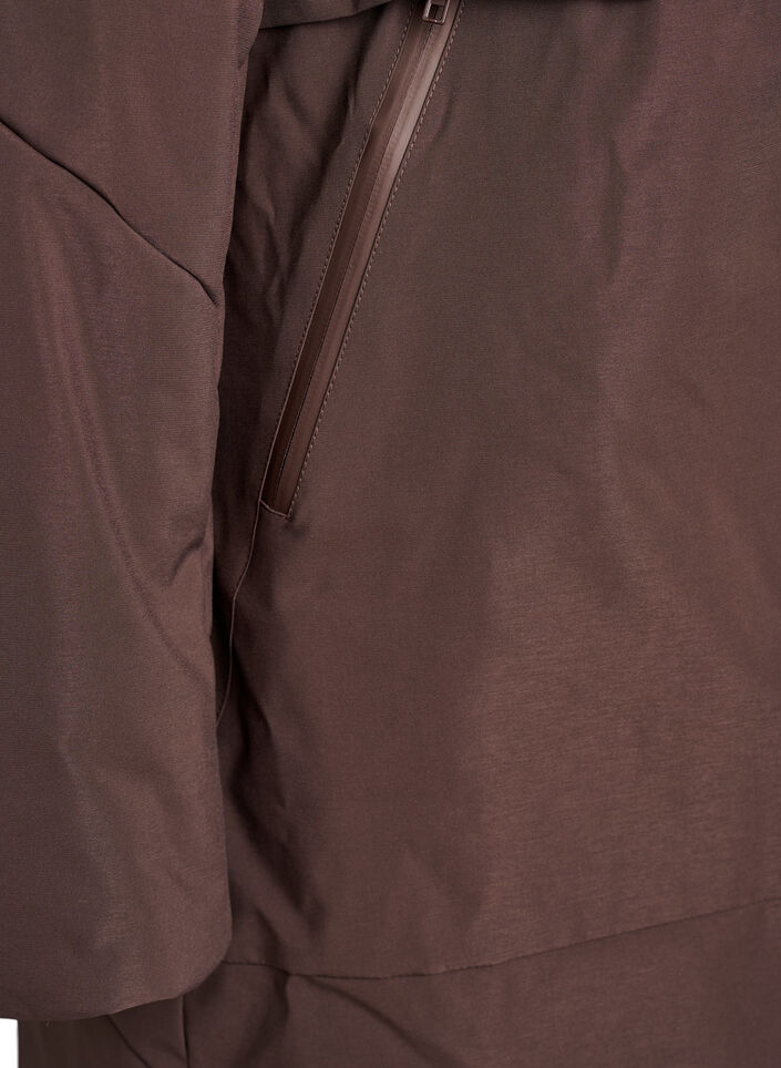 Winter jacket with adjustable waist, Brown, Packshot image number 3