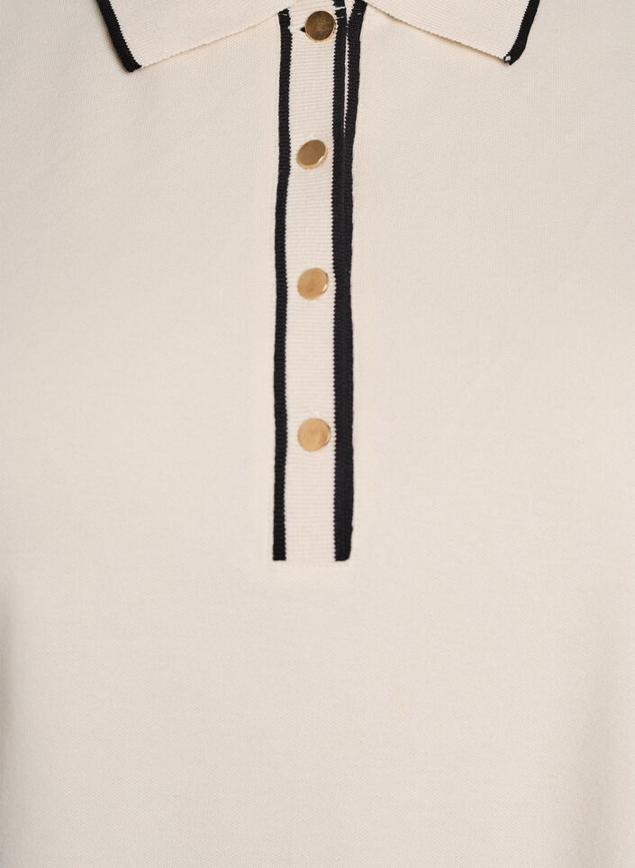 Short sleeve polo shirt, Beige, Packshot image number 2