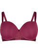Moulded bra with mesh, Red, Packshot image number 0