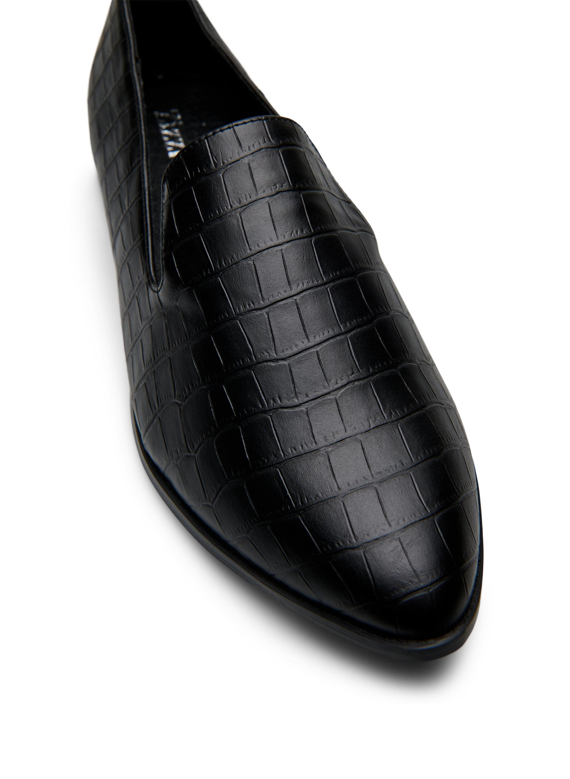 Zizzifashion Wide fit - Loafers with glitter, Black, Packshot image number 3