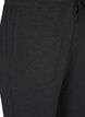 Jersey trousers with high waist, Dark Grey Melange, Packshot image number 2