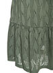 Short jersey dress with eyelet embroidery, Green, Packshot image number 3
