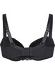 Moulded bra with rhinestone details, Black, Packshot image number 1