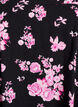 Short-sleeved cotton dress with print, Black, Packshot image number 2